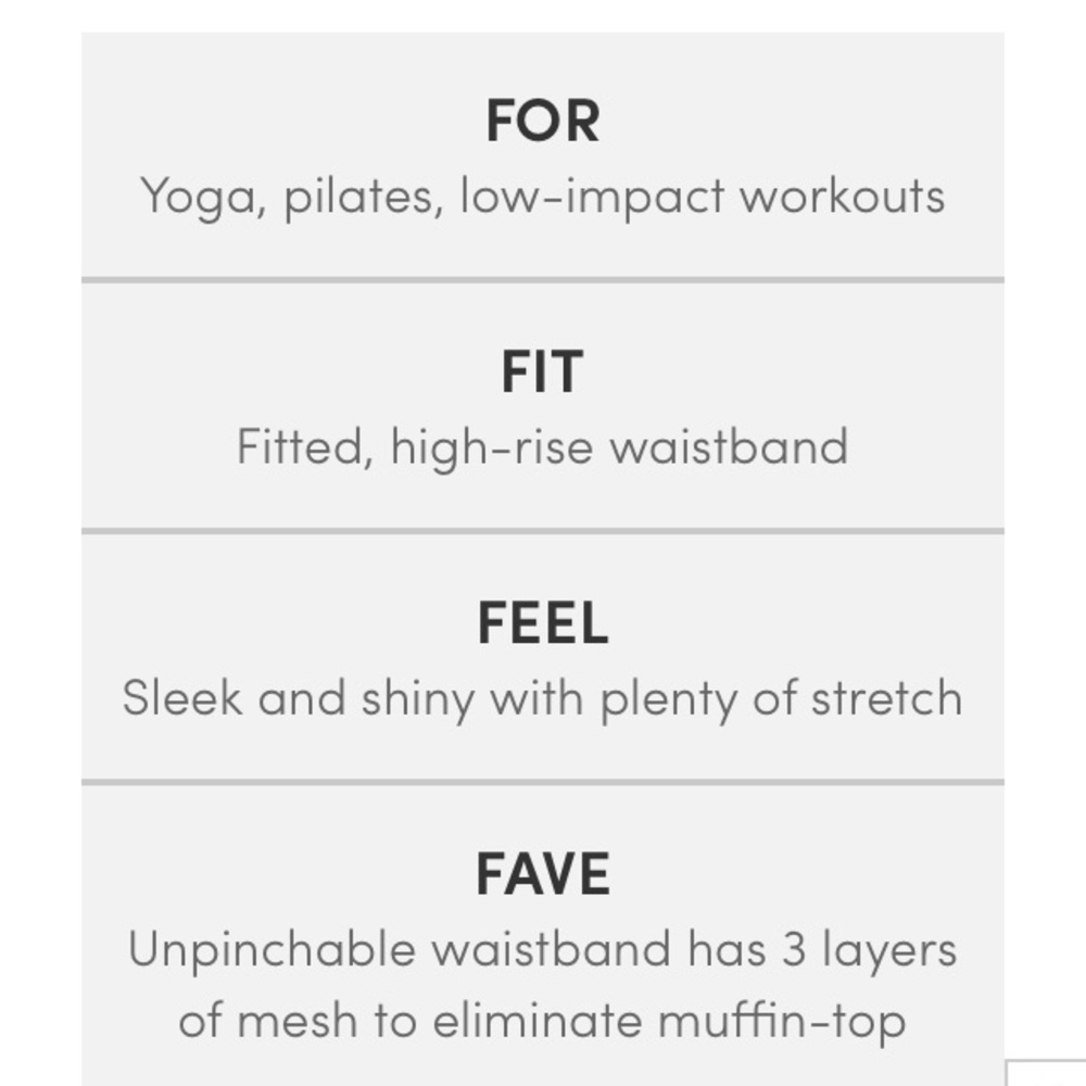 ATHLETA High Rise Chaturanga Tight:: Gray - Picture 7 of 8